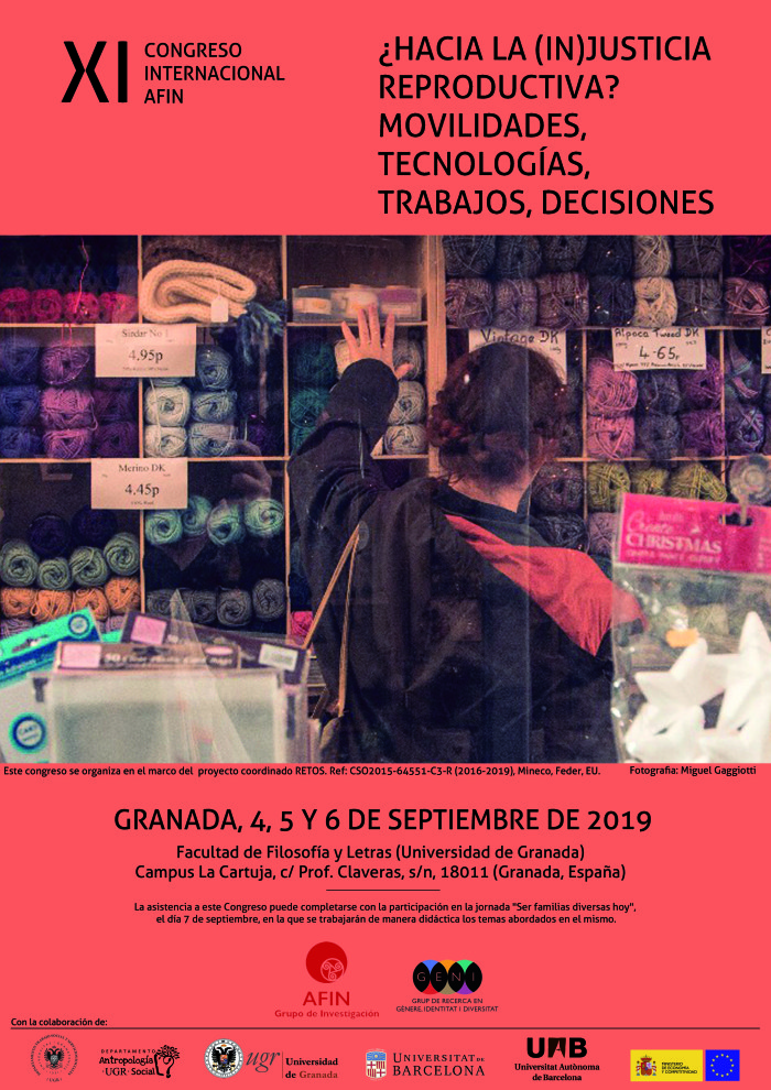 XI Congreso Internacional AFIN Hacia una (in)justicia reproductiva: Movilidades, Tecnologías, Trabajos, Decisiones