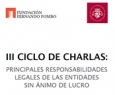 II Ciclo de Charlas: 'Principales responsabilidades legales de las entidades sin ánimo de lucro'