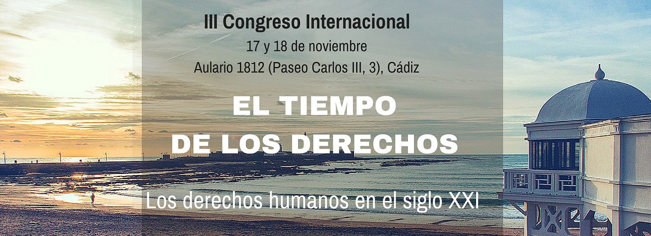Tercer Congreso internacional El tiempo de los derechos