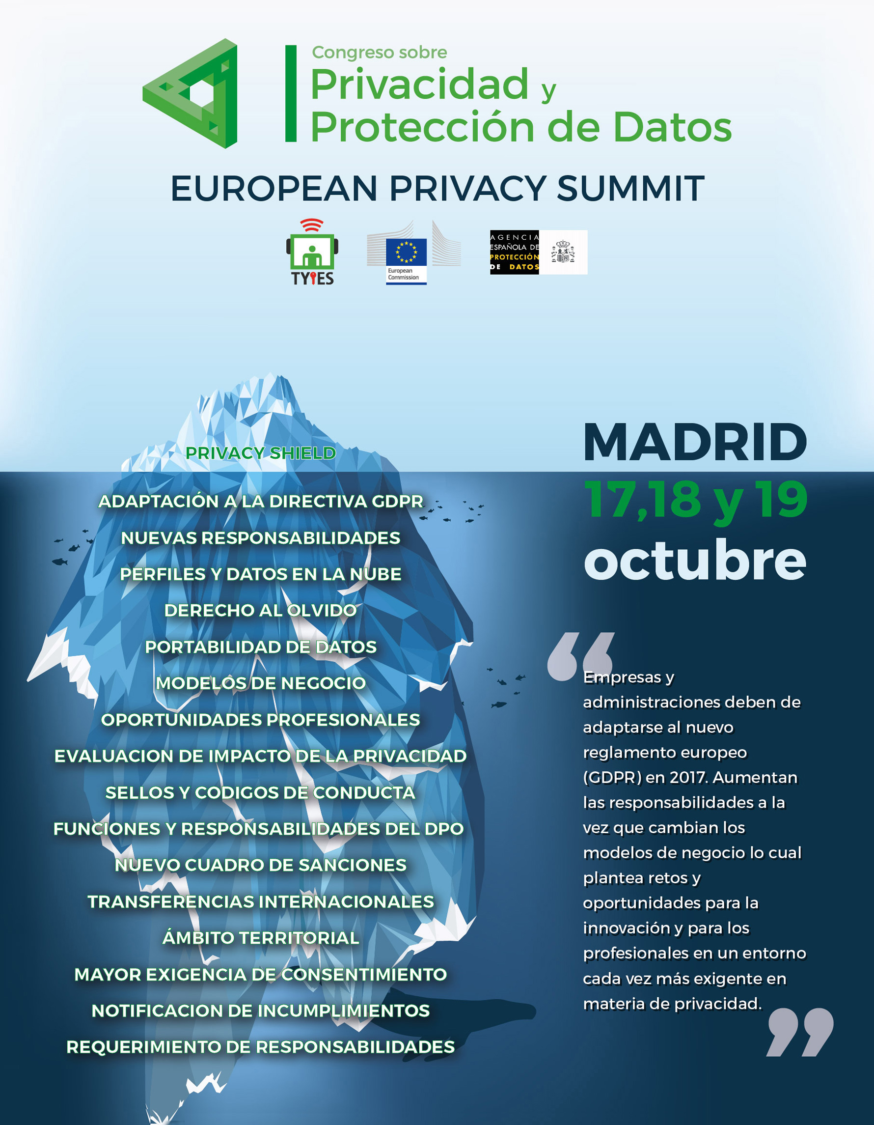 I Congreso sobre Privacidad y Protecci&oacute;n de Datos