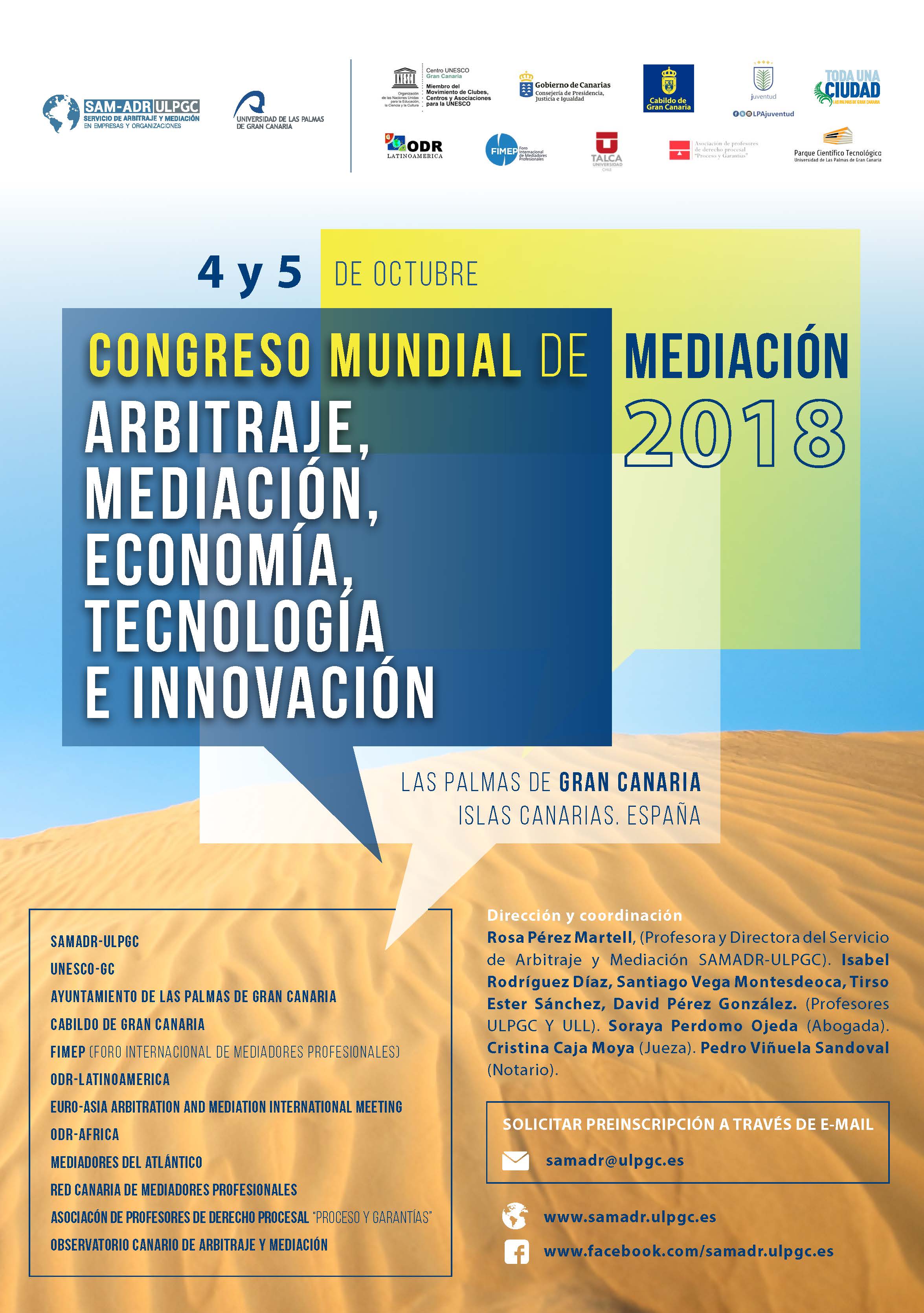 Congreso Mundial de Arbitraje, Mediación, Economía, Tecnología e Innovación