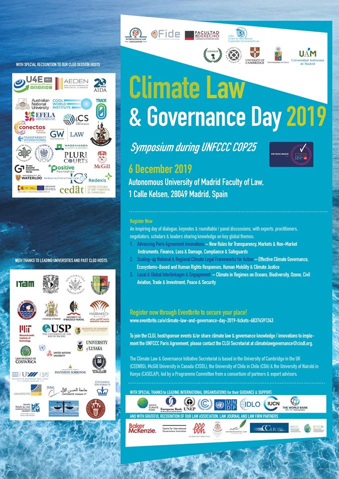 Climate Law & Governance Day 2019