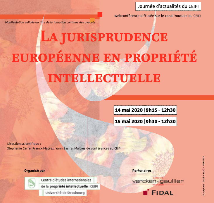 La jurisprudence européenne en propriété intellectuelle