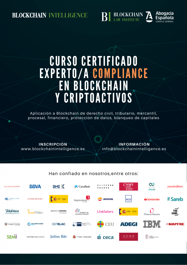 Curso Certificado Experto/a Compliance en Blockchain y Criptoactivos 6ª edición