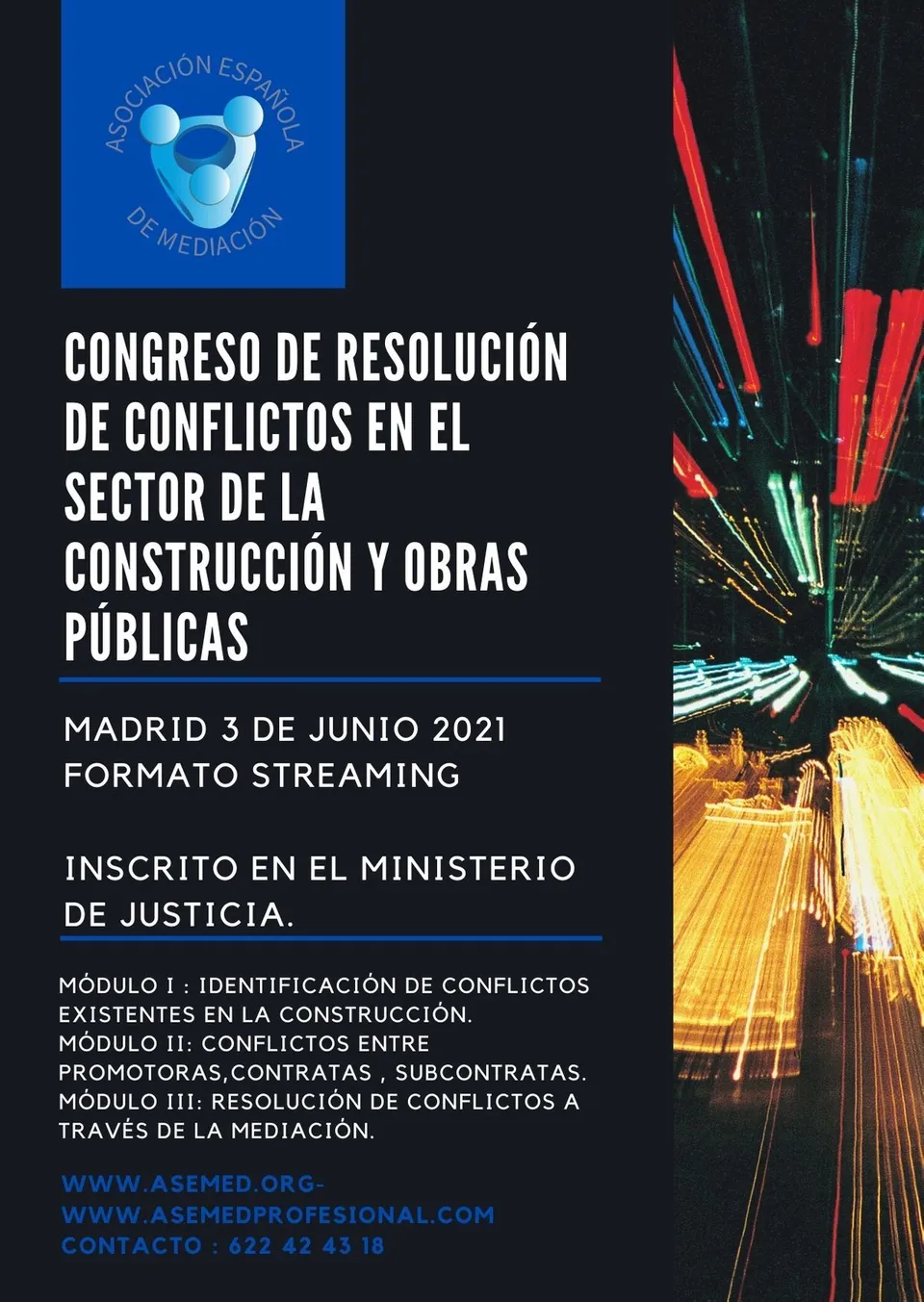 Congreso de resolución de conflictos en el sector de la construcción y obras públicas