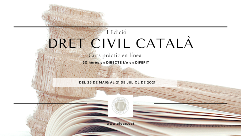 Curs Dret Civil Català 2021