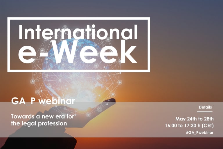 GA_P International e-Week: Towards a new era for the legal profession