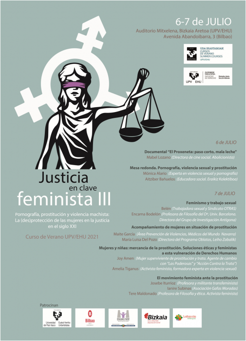 Justicia en clave feminista III: Pornografía, prostitución y violencia machista: la (des)protección de las mujeres en la justicia del siglo XXI