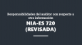 NIA-ES 720 (revisada), Responsabilidades del auditor con respecto a otra información