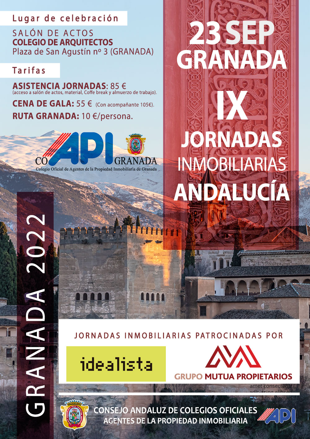 IX Jornadas Inmobiliarias de Andalucía en Granada