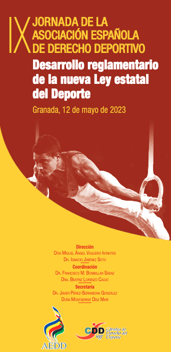IX Jornada de la Asociación Española de Derecho Deportivo
