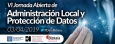 VIII Jornada abierta de administración local y protección de datos