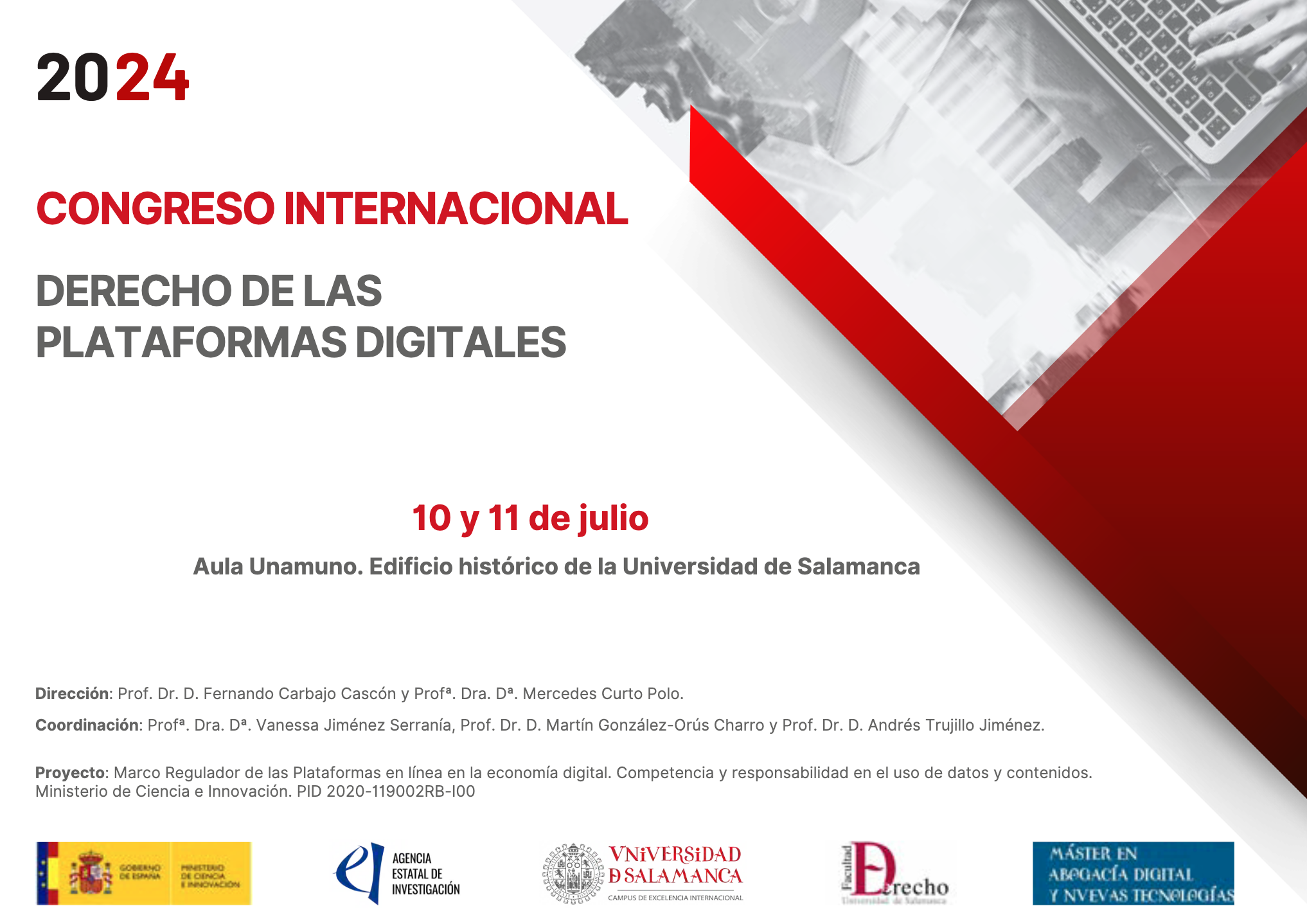 Congreso Internacional sobre Derecho de las Plataformas Digitales