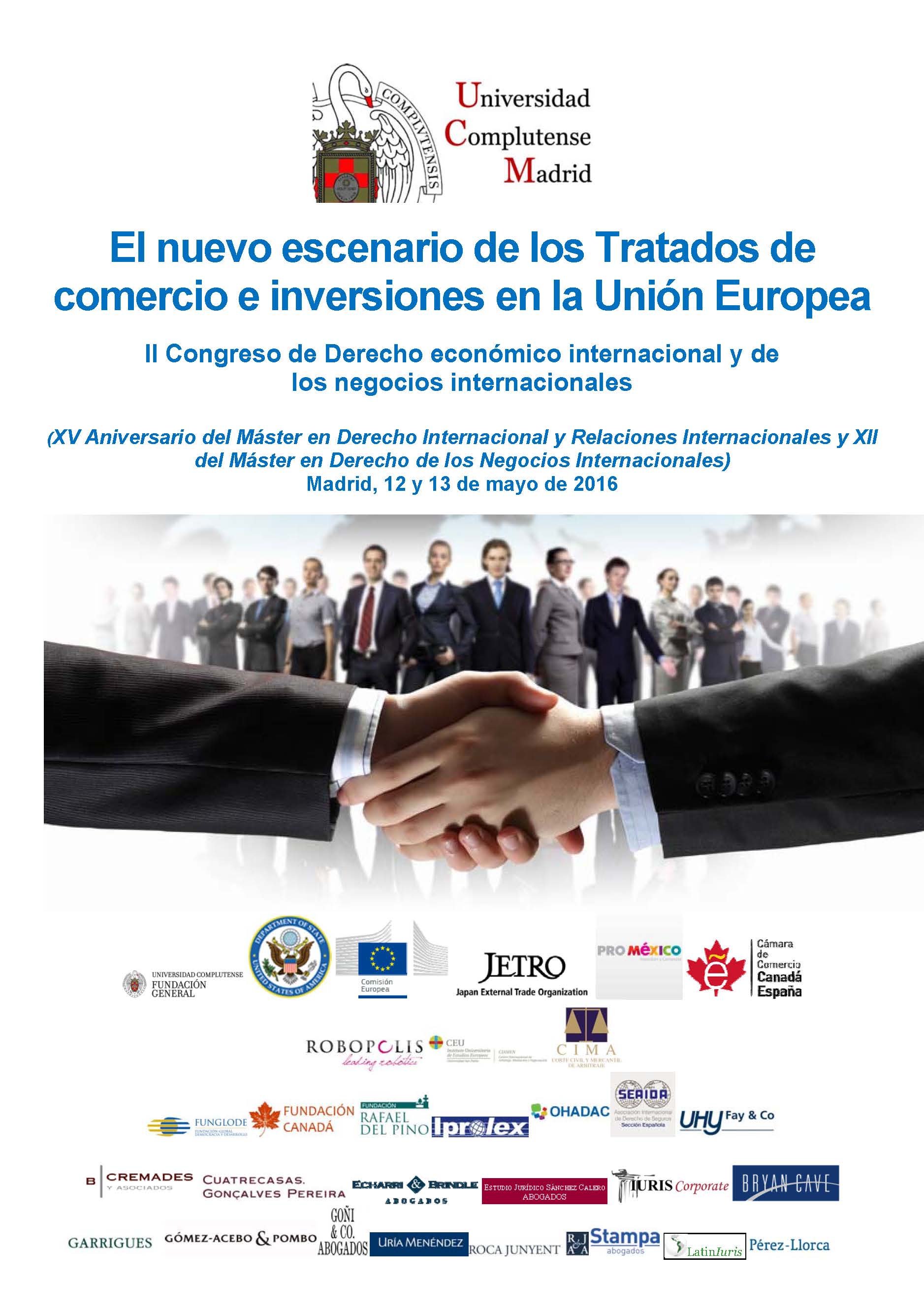 II Congreso de Derecho económico internacional y de los negocios internacionales