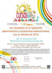 Las novedades en la legislaci&oacute;n administrativa y contencioso-administrativa, tras la reforma de 2015